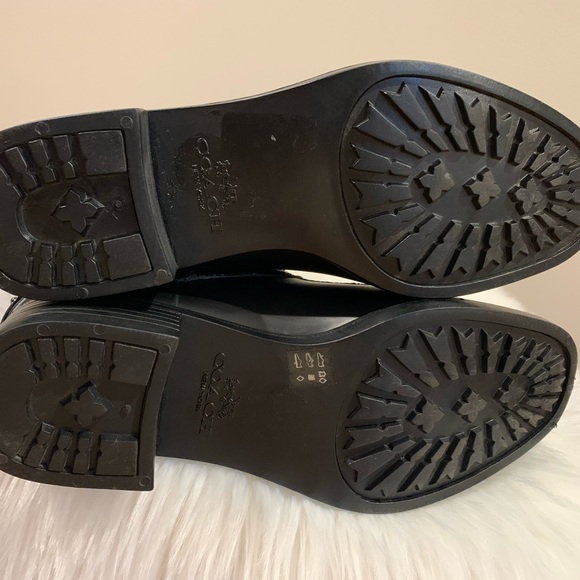 New COACH Women’s Zena pull on Mid calf Boots size 8B - Picture 7 of 14